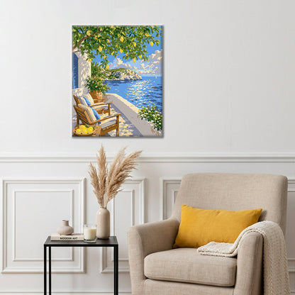 Méditerranée estivale – Peinture par numéros