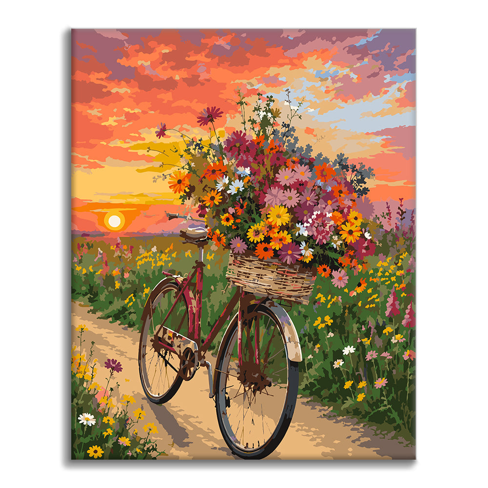 Balade au coucher du soleil – Peinture par numéros