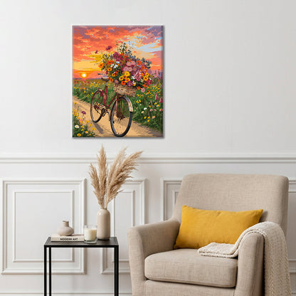 Balade au coucher du soleil – Peinture par numéros