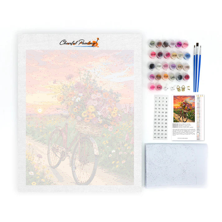 Balade au coucher du soleil – Peinture par numéros
