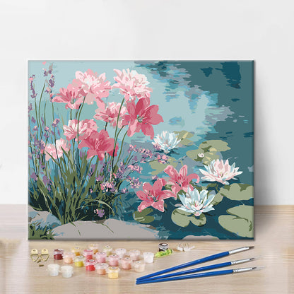 Sérénité aux nénuphars – Peinture par numéros