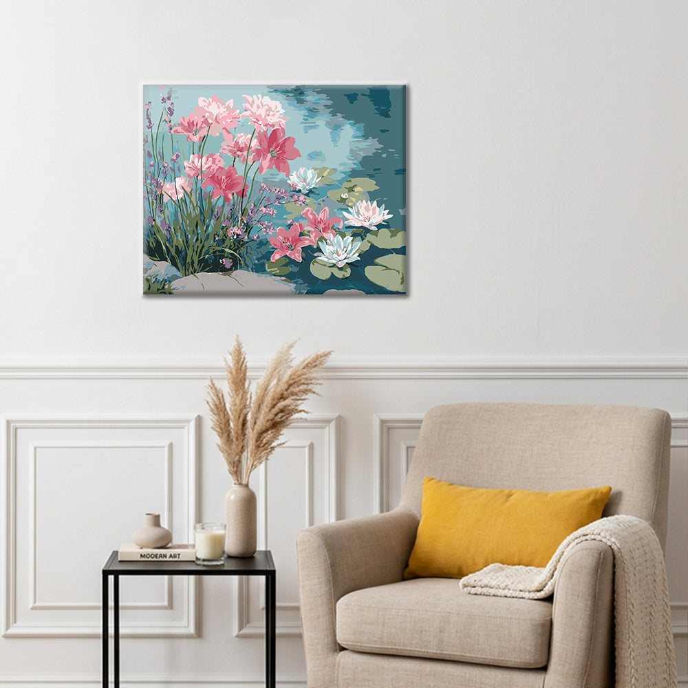 Sérénité aux nénuphars – Peinture par numéros