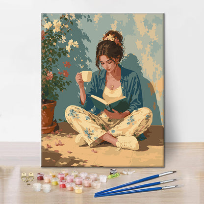 Un chapitre tranquille - Peinture par numéros
