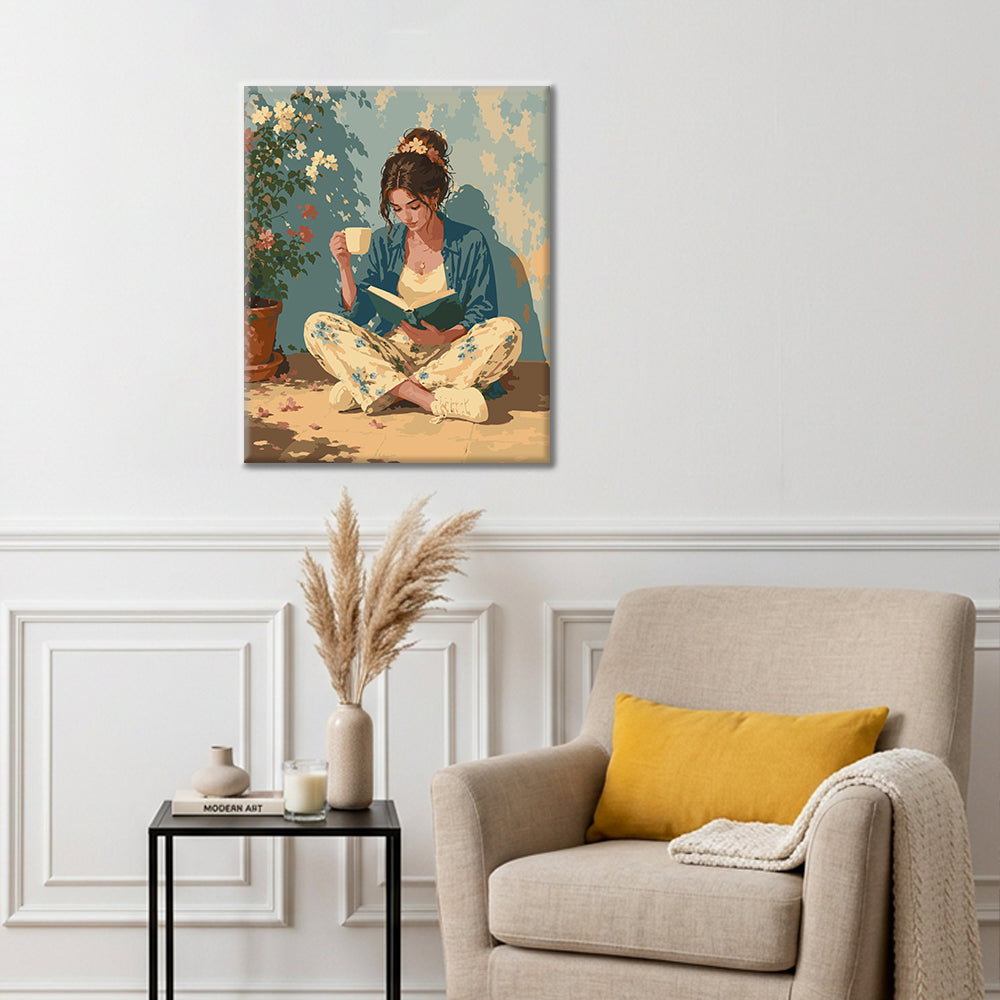 Un chapitre tranquille - Peinture par numéros