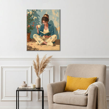 Un chapitre tranquille - Peinture par numéros