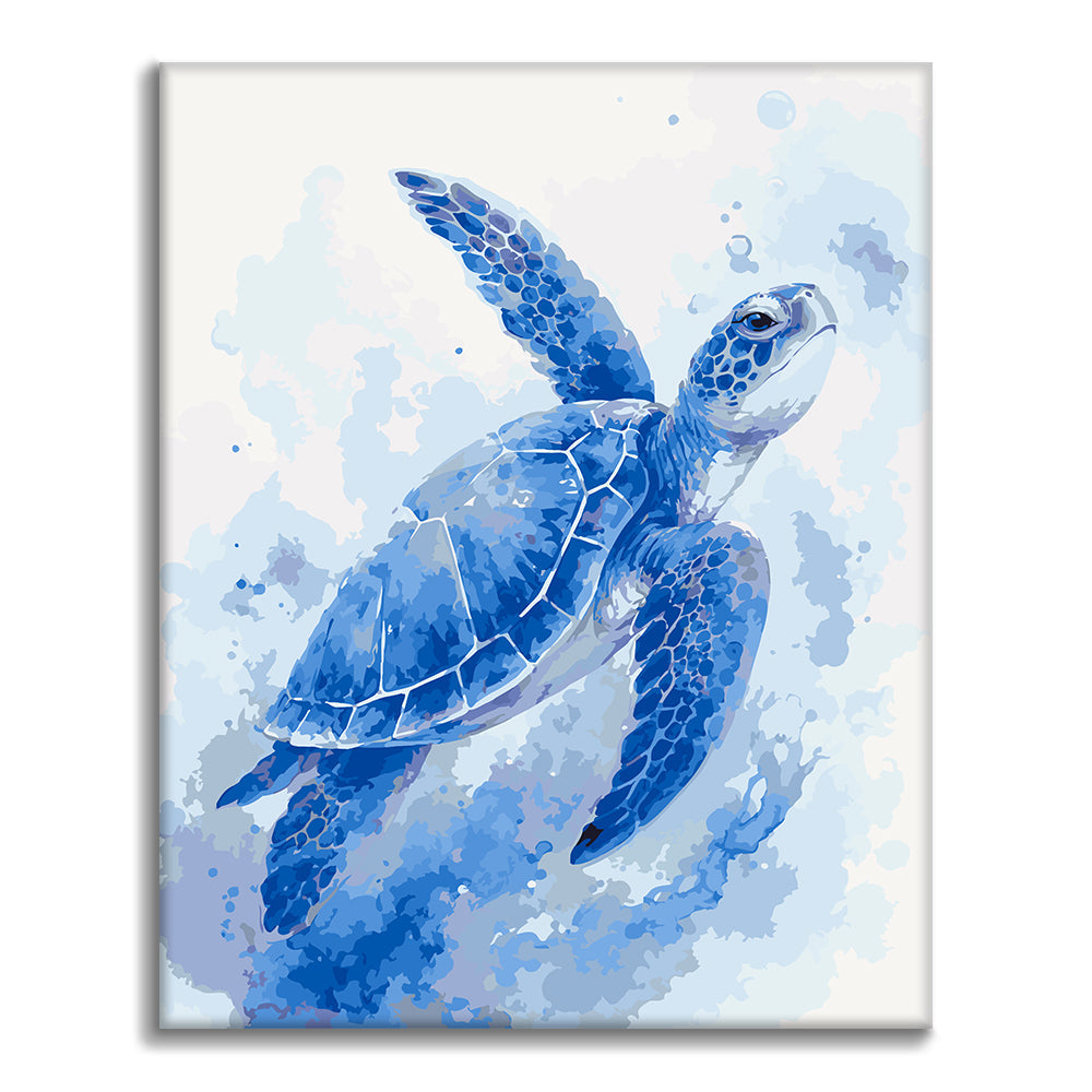 Blue Tide Guardian - Peinture par numéros