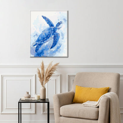 Blue Tide Guardian - Peinture par numéros