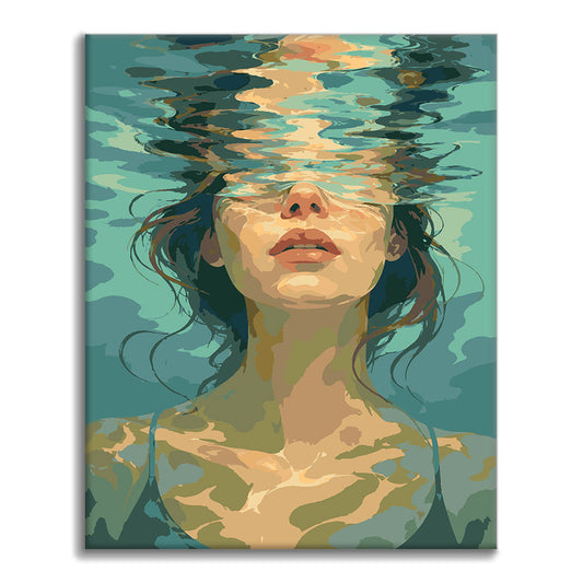 Noyé dans la lumière - Peinture par numéros