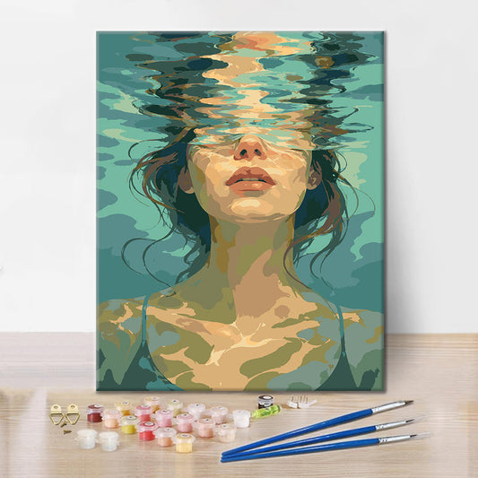 Noyé dans la lumière - Peinture par numéros