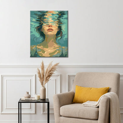 Noyé dans la lumière - Peinture par numéros
