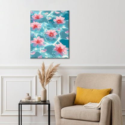 Lotus Glow - Peinture par numéros