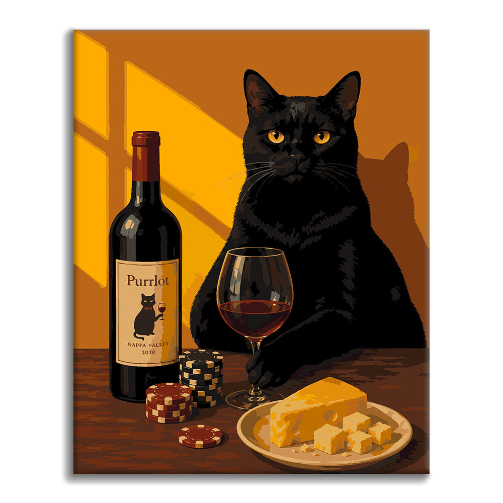Sommelier de minuit - Peinture par numéros