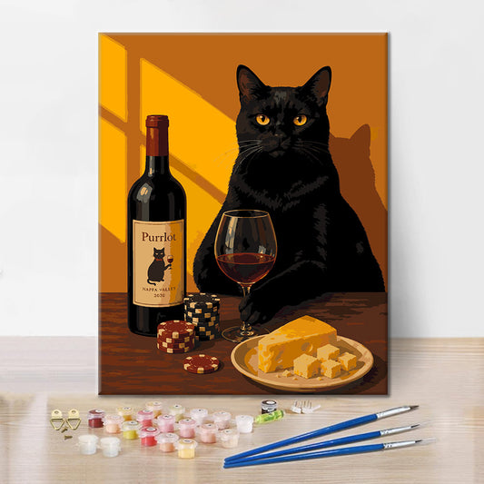 Sommelier de minuit - Peinture par numéros