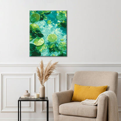 Citron vert menthe - Peinture par numéros