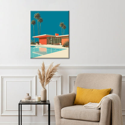 Retraite à Palm Springs - Peinture par numéros