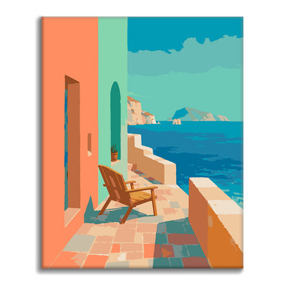 Retraite Pastel Coast - Peinture par numéros