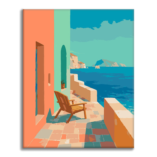 Retraite Pastel Coast - Peinture par numéros