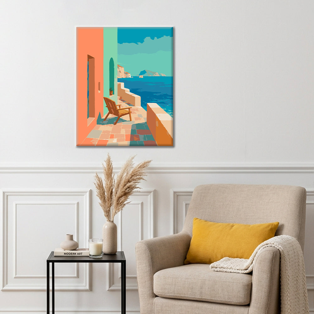 Retraite Pastel Coast - Peinture par numéros