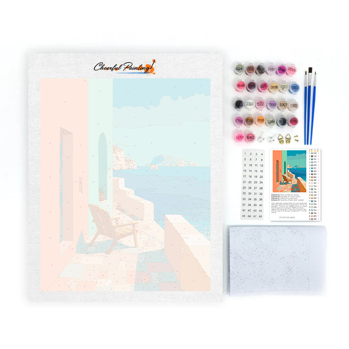 Retraite Pastel Coast - Peinture par numéros