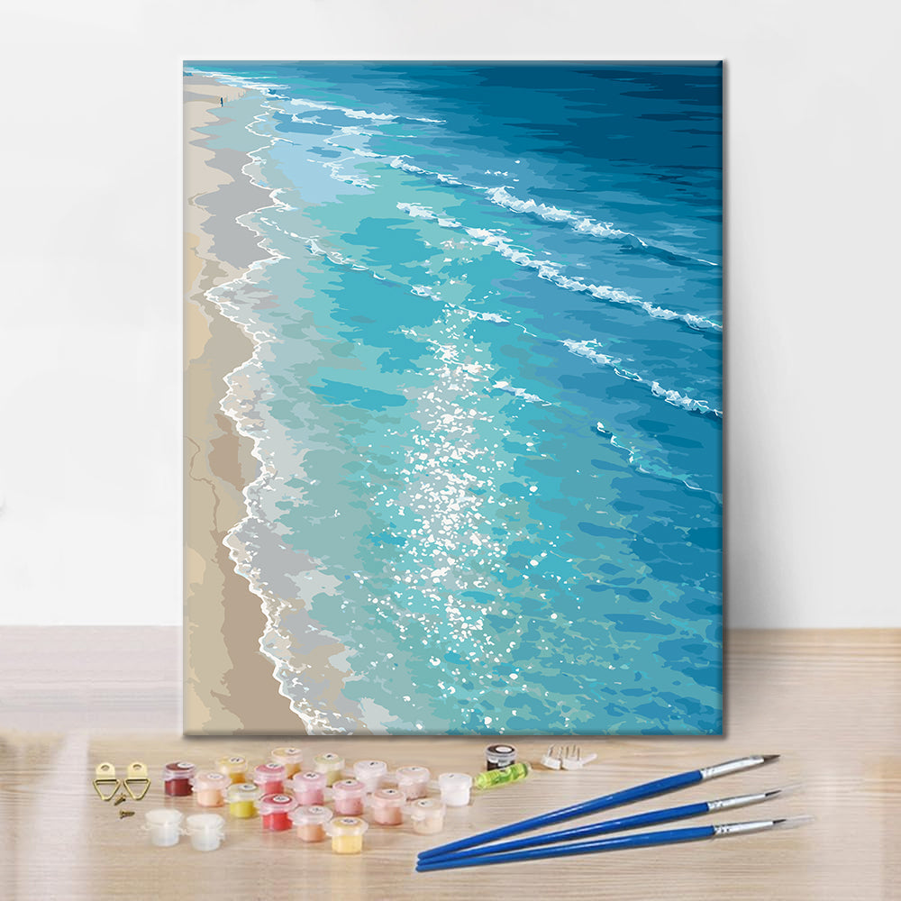 Sérénité du littoral - Peinture par numéros