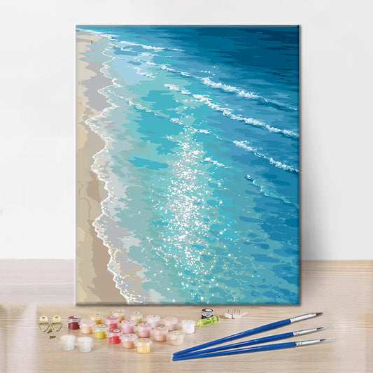 Sérénité du littoral - Peinture par numéros