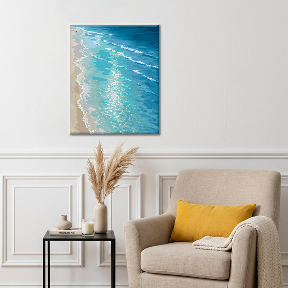 Sérénité du littoral - Peinture par numéros