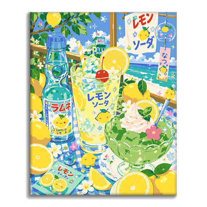 Rêve de citron ensoleillé - Peinture par numéros