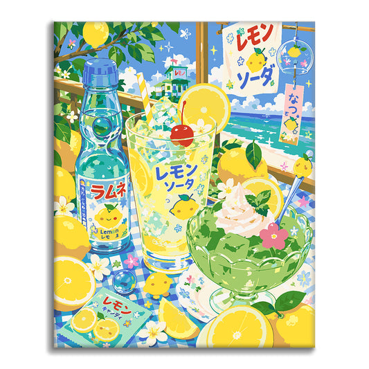 Rêve de citron ensoleillé - Peinture par numéros
