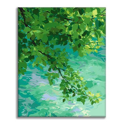 Eaux verdoyantes - Peinture par numéros