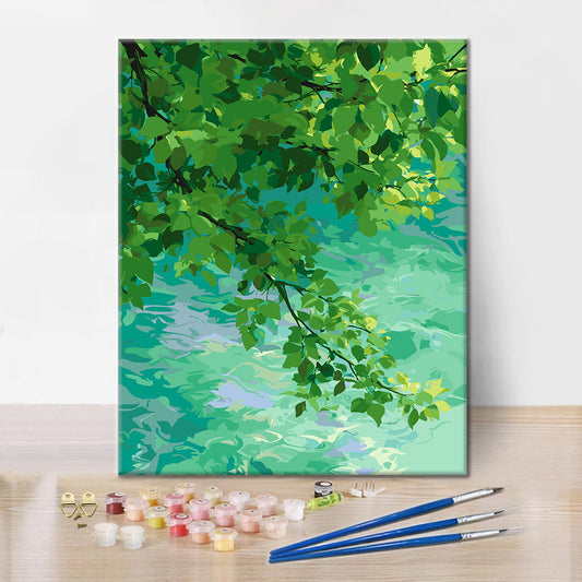 Eaux verdoyantes - Peinture par numéros