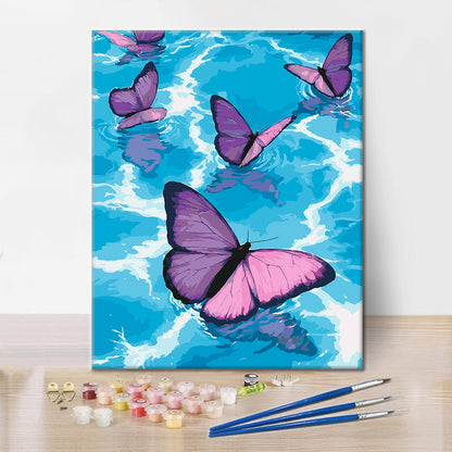 Violet Drift - Peinture par numéros