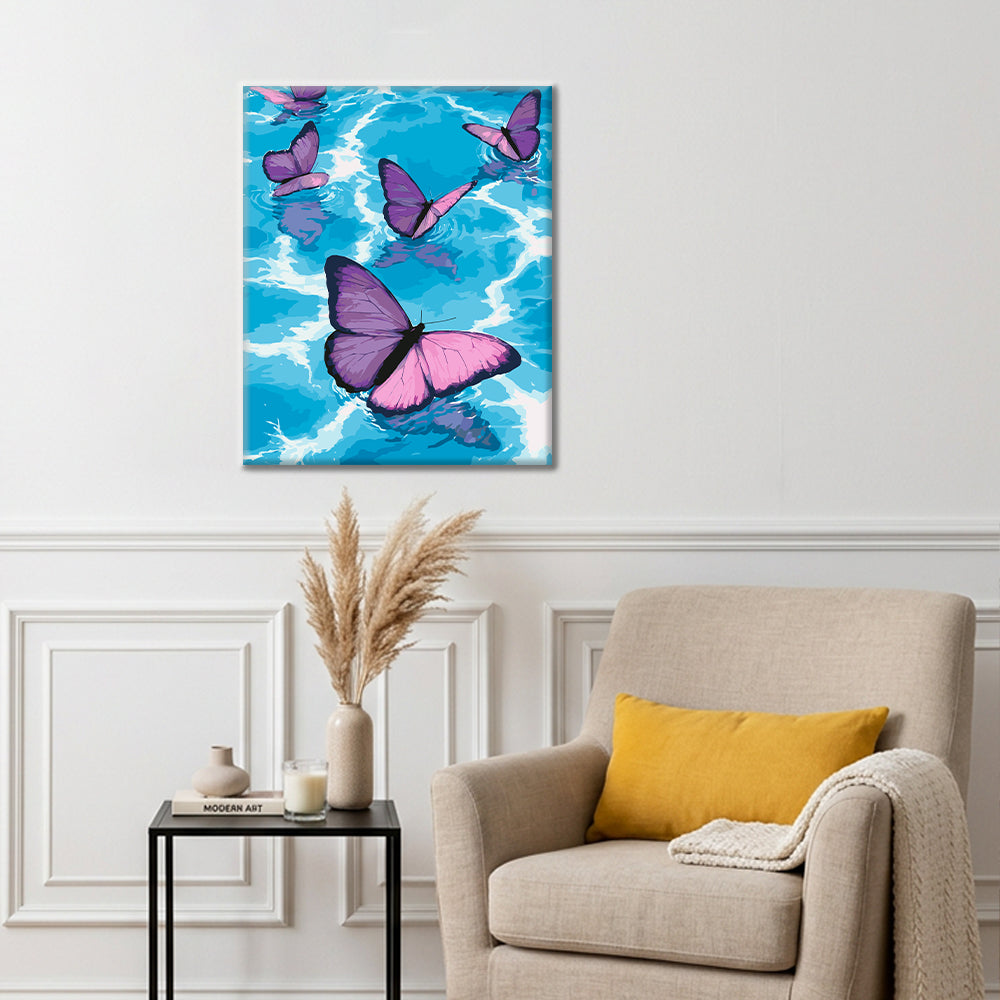 Violet Drift - Peinture par numéros