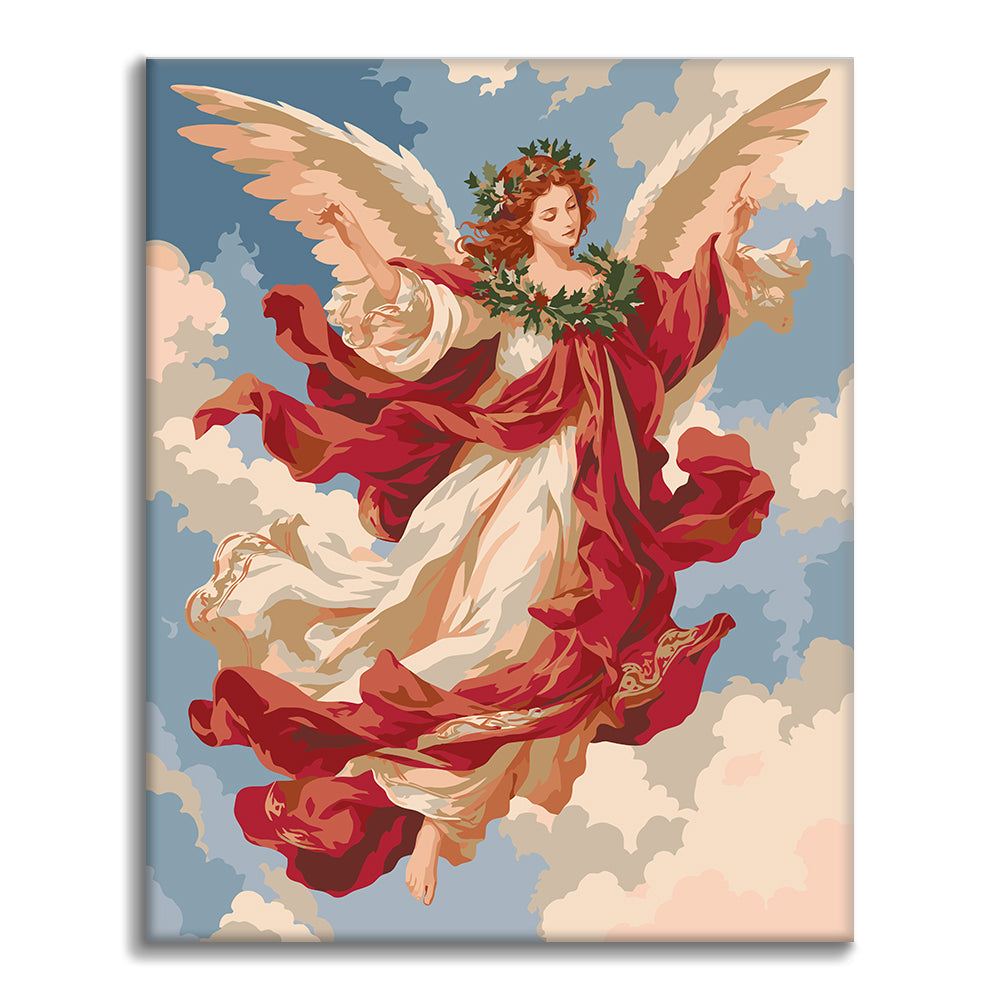 Ange dans les nuages – Peinture par numéros