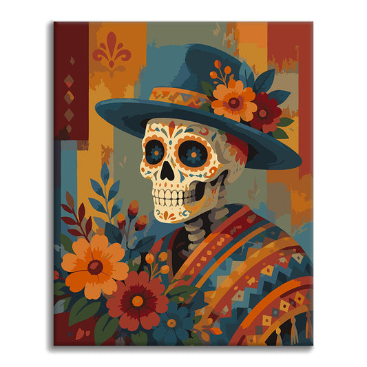 Gentleman du Jour des Morts – Peinture par numéros