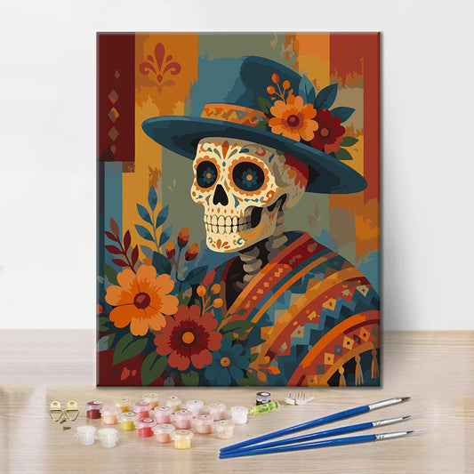 Gentleman du Jour des Morts – Peinture par numéros