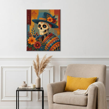 Gentleman du Jour des Morts – Peinture par numéros