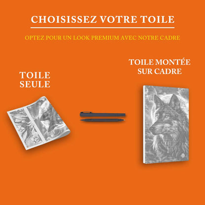Le Roi des Loups - Peinture à Points