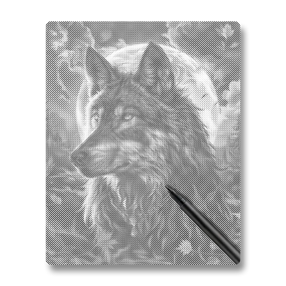 Le Roi des Loups - Peinture à Points