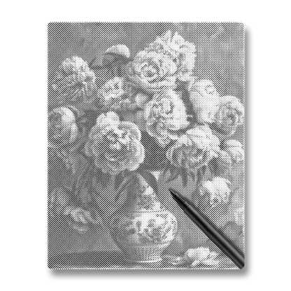 Pivoine - Peinture à Points
