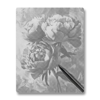 Pivoine Rose - Peinture à Points