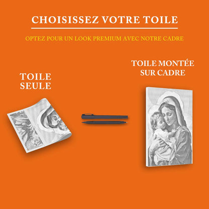 Sainte étreinte - Peinture à Points