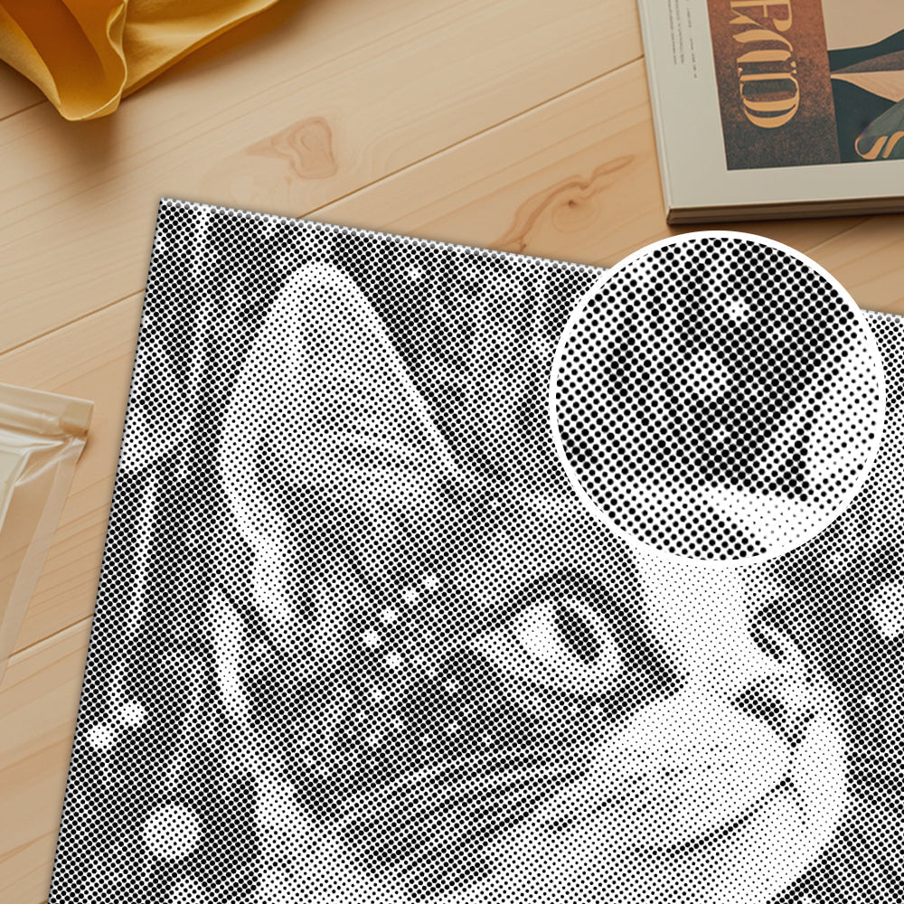 Chat calico - Peinture à points