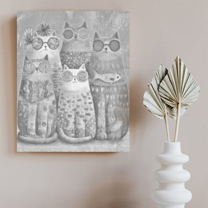 Cool Cat Crew - Peinture à points