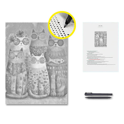Cool Cat Crew - Peinture à points