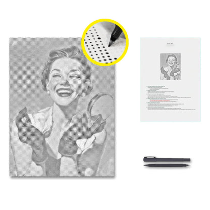 Maquillage exquis - Peinture à points