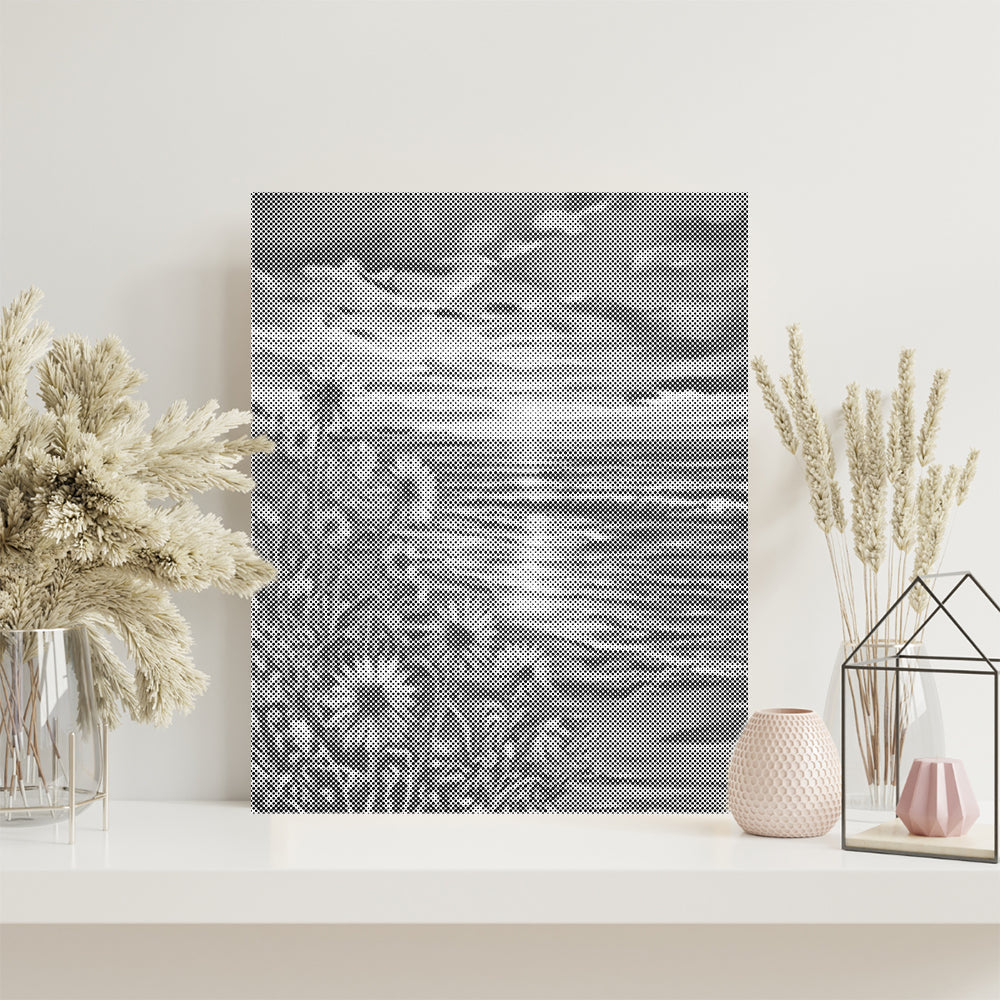 Rivage doré - Peinture à points