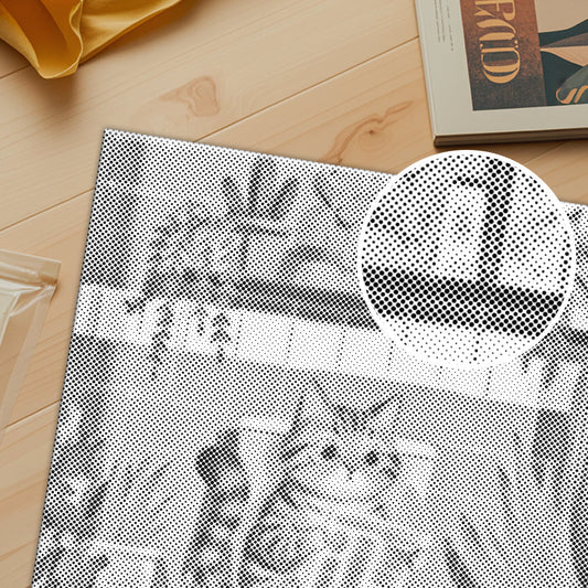 Kitty Reads - Peinture à points