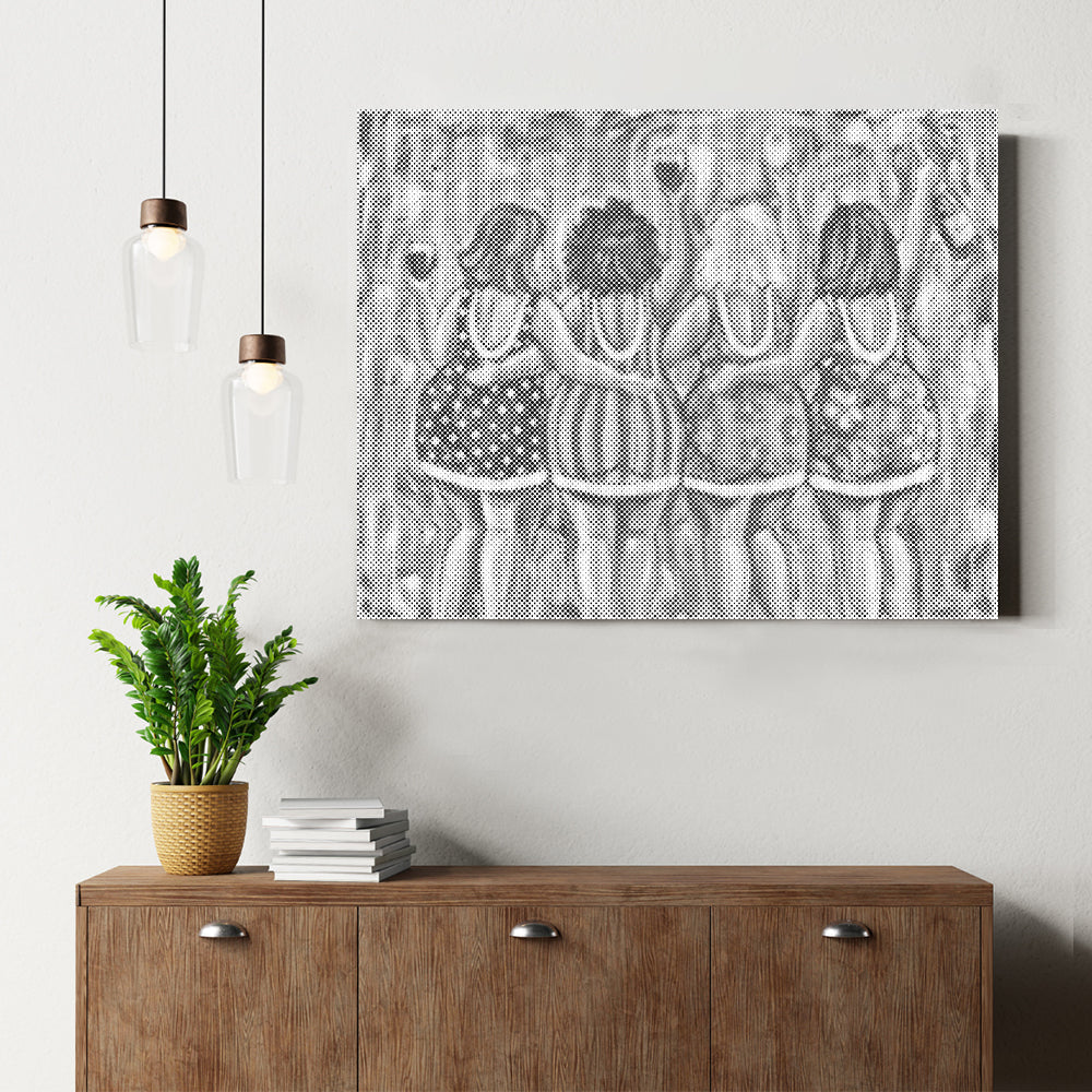 La vie en couleurs - Peinture à points