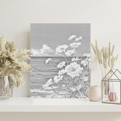 Marguerites de mer - Peinture à points
