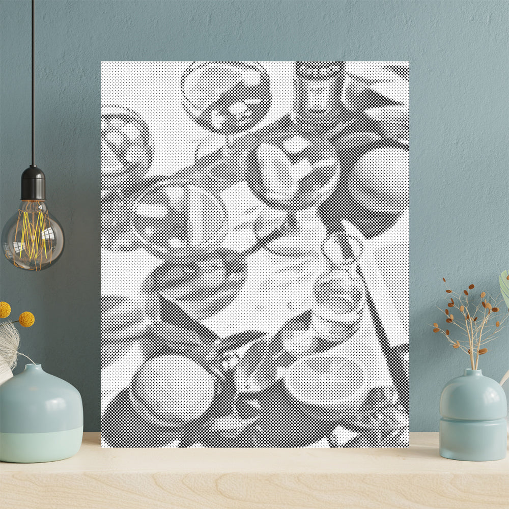 Boissons ensoleillées - Peinture à points